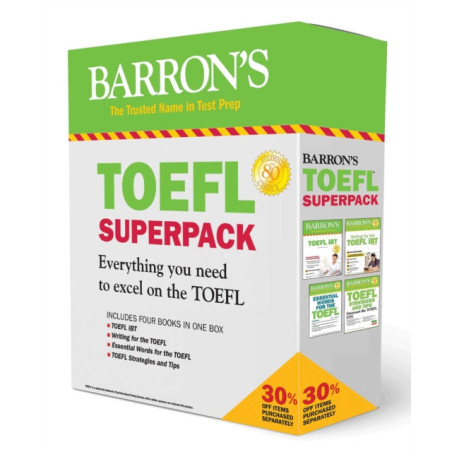 TOEFL iBT Superpack : 4 Books + Practice Tests + Audio Online