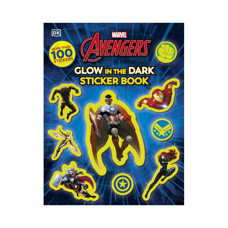 Marvel Avengers Glow in the Dark Sticker Book