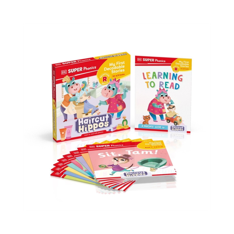 DK Super Phonics My First Decodable Stories Haircut Hippos