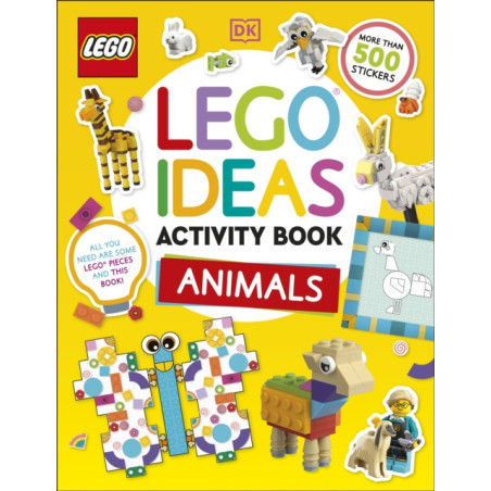 LEGO Ideas Activity Book Animals Packed with LEGO Building and Sticker Activities and Fun Facts. with 400 Stickers!