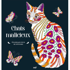Chats malicieux, Coloriages pour me détendre