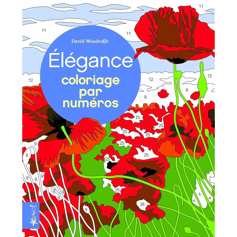 Élégance, Coloriage par numéros