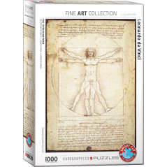 Eurographics The Vitruvian Man by Leonardo da Vinci 1000 Piece Puzzle