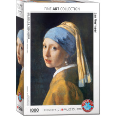Eurographics Girl with the Pearl Earring by Jan Vermeer de Delft 1000 Piece Puzzle