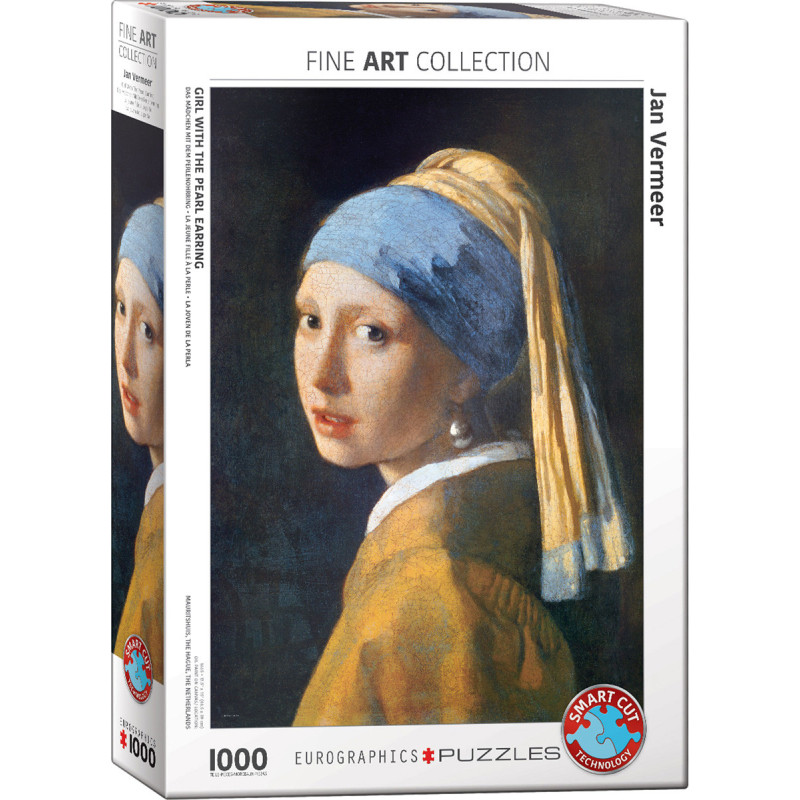Eurographics Girl with the Pearl Earring by Jan Vermeer de Delft 1000 Piece Puzzle