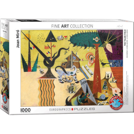 Eurographics The Tilled Field by Joan Miró 1000 Piece Puzzle