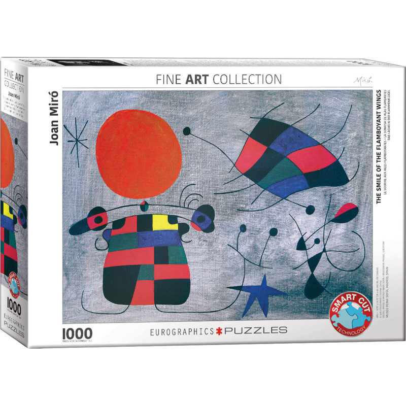 Eurographics The Smile of the Flamboyant Wings by Joan Miró 1000 Piece Puzzle