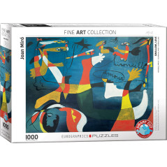 Eurographics Swallow Love by Joan Miró 1000 Piece Puzzle