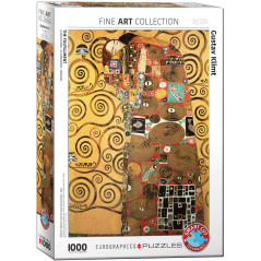 Eurographics The Fulfillment (Detail) by Gustav Klimt 1000 Piece Puzzle