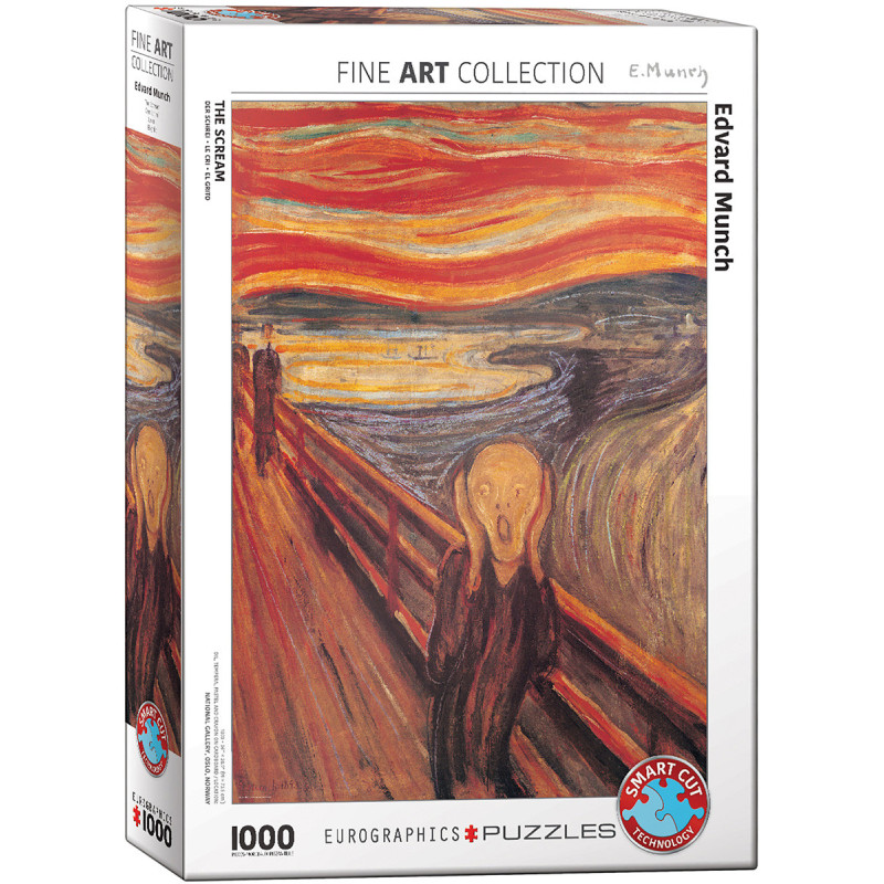 Eurographics The Scream by Edvard Munch 1000 Piece Puzzle