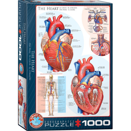 Eurographics The Heart 1000 Piece Puzzle