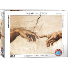 Eurographics Creation of Adam (Detail) by Michelangelo 1000 Piece Puzzle