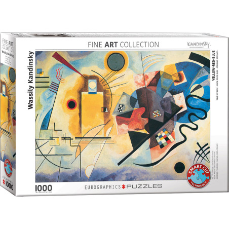 Eurographics Yellow Red Blue by Wassily Kandinsky 1000 Piece Puzzle