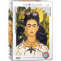 Eurographics Self-Portrait with Thorn Necklace and Hummingbird by Frida Kahlo 1000 Piece Puzzle