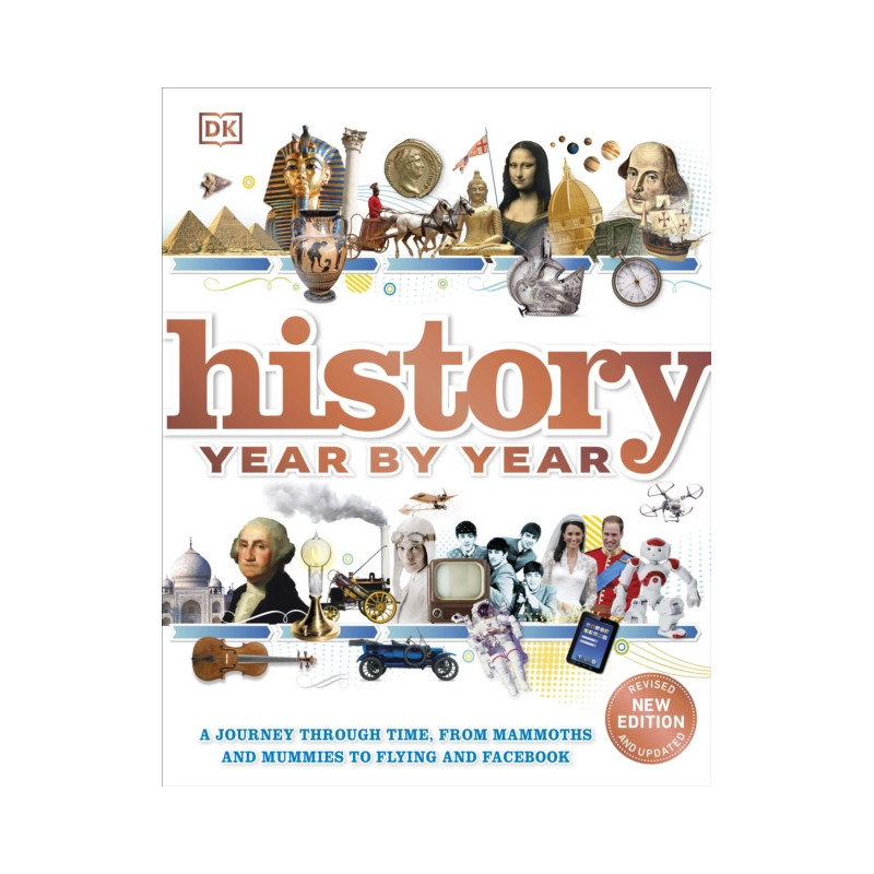 History Year by Year : A journey through time, from mammoths and mummies to flying and facebook
